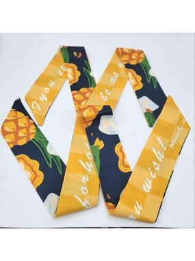 Twilly Scarves Set of 2 New #2529